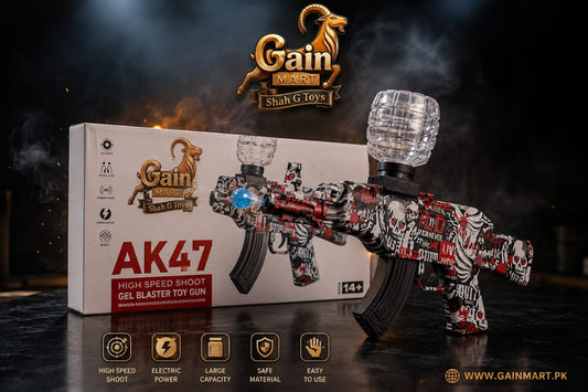 AK-47 Gel Blaster Rechargeable Electric Machine Toygun
