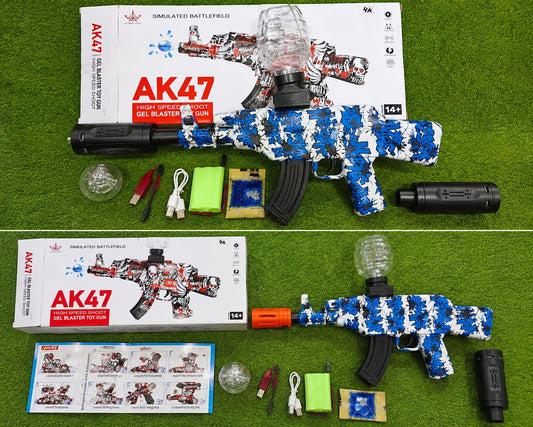 AK-47 Gel Blaster Rechargeable Electric Machine Toygun
